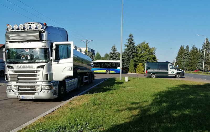 дальнобойщик в Польше